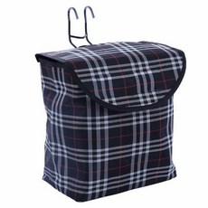 腳踏車前置掛包 腳踏車車筐車籃 電動車前車筐車簍 摺疊車山地車掛籃布籃單車籃子, 方形黑色布兜, 1個