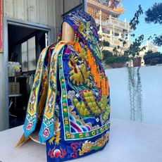 月眉麟龍袍_藍色 (平價舒適、吸水速乾、居家SPA), 1個, 其他尺寸諮詢詢問（勿下單）