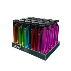 편의점 크라운 터보라이터 15pcs (토치라이터), Orange + Green + Blue + Red + Pink, 15개