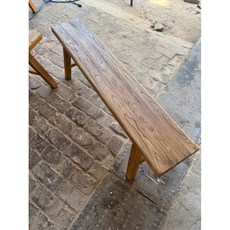 롱스툴 인테리어 벤치 나무 카페 우드 실내 야외고목의자 긴 옛날 실외 원목, 80x26x45
