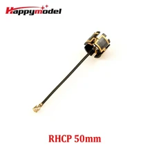 Happymodel 5.8G 크라운 LDS 안테나 RHCPLHCP 마이크로 FPV 후프용 RC FPV 장거리 레이싱 드론 비행기용, [01] LHCP 50mm