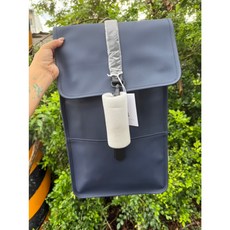 RAINS 後背包 全新僅試背 防水材質, RAINS防水後背包-深藍色