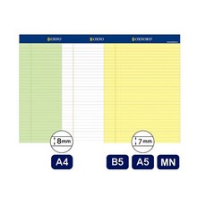 리갈패드 A5 흰색 40매 옥스포드 A12 a5노트 필기노트 사무용 줄노트, 1개, 단일옵션