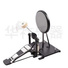 드럼 싱글 스텝 연습 패드 페달 풋드럼 연습용 싱글 베이스 드럼 트레이너 블루 싱글베이스드럼트레이너블루 1개, 레드 킥 드럼 × 1개