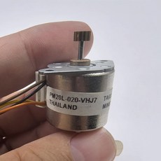 4선 1 12톱니 15도 스테퍼 각도 020 VHJ7 스텝 샤프트 모터 PM20L 기어 2상 20MM NENEA 5mm