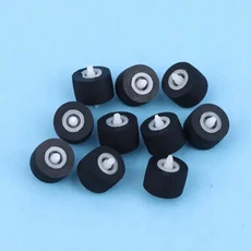 10개 팩 10x6x1.5x10mm 카세트 플레이어 레코더용 라디오 핀치 롤러 및 샤프트, 01 A3 10Pcs, 02 A3 10Pcs