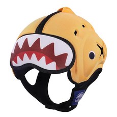 MAMBOBABY Guard Baby Head Protector Helmet for Crawling and Walking - No Bumps Soft Safety Peak Ul, 옐로우 샤크