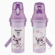 소망상점 쿠로미 수채 원터치 물통 480ml 귀여운물병, 1개