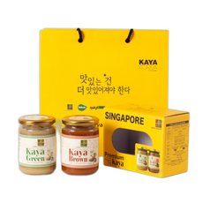 프리미엄 카야잼 선물세트 (그린/브라운), 400g, 2개