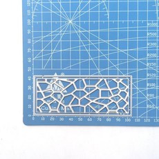不規則形狀碳鋼刀模 手工兒童紙藝壓花蝕刻刀模, 1個, 10.5x4.3cm