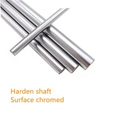 경화 표면 크롬 도금 선형 로드 샤프트 3D 프린터 부품 8mm 150mm 200mm 250mm 300mm 350mm 400mm 500mm 1, 100mm