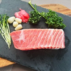 냉동 참치회 눈다랑어 뱃살, 2개, 200g