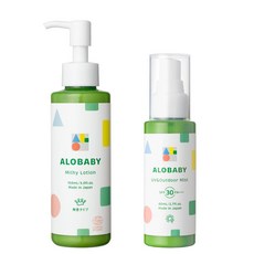 380ml+ 알로 베이비 밀크로션 빅 병 UV&아웃도어 미스트 80ml(통상 디자인