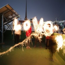 스파클라 불꽃놀이 폭죽놀이 바닷가 저소음 45CM 10입