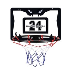 BLACK MANBA 兒童室內壁掛迷你籃球框，兒童運動玩具，籃球架, 黑色, 1個