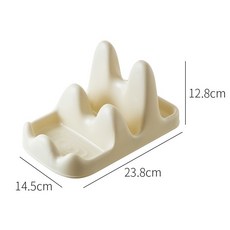 鍋蓋鍋鏟架 儲水不漏 廚房收納架, 1個, 奶油白【一架多用，穩固不易倒】, 奶油白