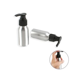 알루미늄 화장품공병 펌프용기 50ml, 1개, 혼합색상