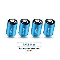 자동차 휠 타이어 밸브 캡 에어 스템 커버 베를링고 점퍼 셀리세 자사라 피카소 에어크로스용, 3. blue-4PCS, 1개