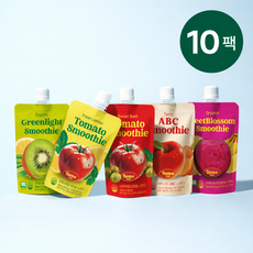 띵커프레시 스무디 5종 종합, 10개, 200ml