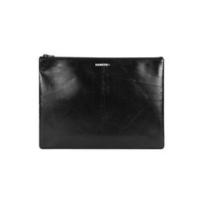 카네이테이 KANEITEI 클러치백 가방 TIGER FLAT POUCH L (블랙 ) UPCYCLED