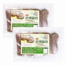 오곡대장 봉평 메밀국수 국산100%메밀로 만든 글루텐 프리면 소포장, 2개, 500g