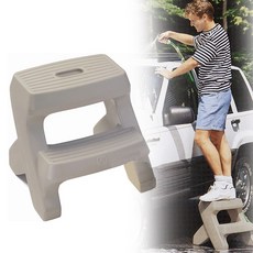 스텝2_2단 디딤대 / 욕실 디딤대 유아 발판, 아이보리