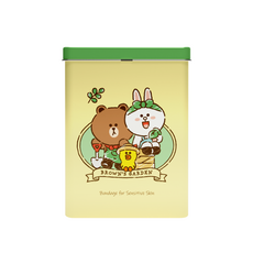 플레이드 라인프렌즈 키즈밴드 틴케이스 혼합형 30매입 캐릭터밴드, 1개, 30개입