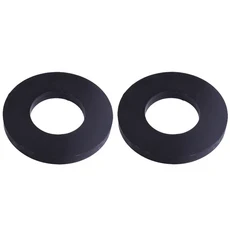 범용 소음기 패드 고무 부싱 댐퍼 충격 흡수 링 와셔 용 전면 스트럿 타워 마운트 범프에서 소음을 줄이십시오, 02 2pcs