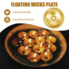 12Pcs Wicks 오일 램프 심지 만들기 용품 Diy 플로팅 수제 홀더 등유 키트 액세서리