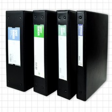 웅스토어 사다리바인더 인덱스분류바인더, A4 10CM (흑색) BB707