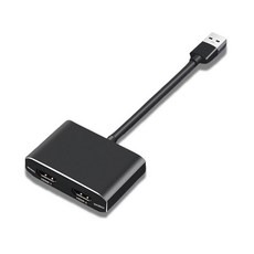 Bewinner USB 3.0 to HDMI 어댑터 알루미늄 합금 USB C 스플리터 4가지 디스플레이 모드 5Gbps 고속 PC 노트북용 HD 디스플레이 150495, Bewinner USB 3.0 to HDMI 어댑터,