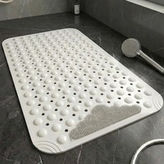 giilight 욕실 미끄럼방지매트 안전 발매트 화장실 욕조 항균 물빠짐 바닥매트, 카키색, 1개