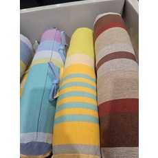 오리고 누들 라텍스 목베개 40x10cm 코스트코, 스카이