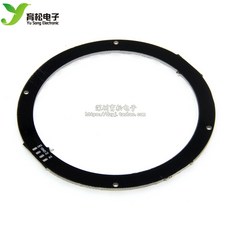 816倉庫-24位 WS2812 5050 RGB LED 智慧全彩RGB環開發板大環 W8.1現貨