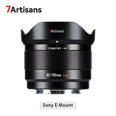 7Artisans AF 50mm F1.8 APS-C 소니 E 마운트 자동 초점 렌즈, AF 50mm F1.8 Sony E