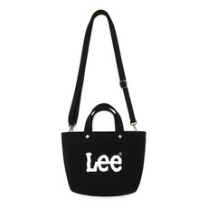 LEE 트위치 로고 코튼 미니 토트백 블랙 LE2501BG18BK 102383, FREE