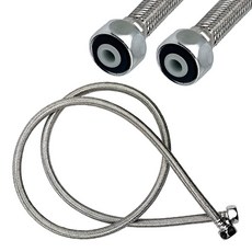 국산 세면대호스 150cm 조절대 고압 자바라 앵글밸브 욕실 세면기 조절밸브 화장실, 1개