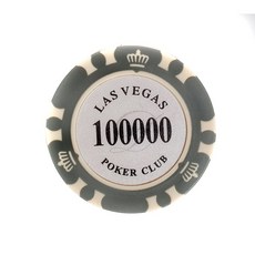 홀덤 포커 카지노 칩 세트, 100개, 01-16 숫자칩 100.000