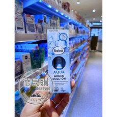 Balea 芭樂雅 眼部護理 Q10膠原蛋白 尿素 蘆薈眼霜 15ml, 1個, AQUA滾珠