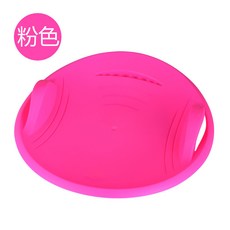 加厚圓形滑板，多功能滑雪、滑草、滑冰、滑沙、雪上飛碟，成人小孩適用, 粉色, 1個