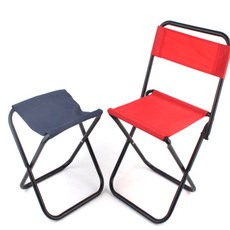 낚시용 사각 접이식 일반의자 몽골텐트, 등받이형