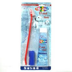 도기프랜드 덴탈 치약 칫솔 셋트 애견 세정 위생용품, 1개, 1g