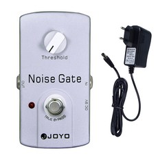 JOYO JF-31 노이즈 게이트 기타 페달 조절 가능한 임계값 제어 트루 바이패스 감소 앰프 및 이펙트용, [01] JF-31 add adapter