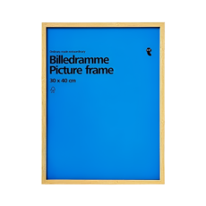 플라잉타이거 코펜하겐 밤부 프레임 A3 액자 30x40 심플 모던 나무 벽걸이 인테리어, 1개, 베이지