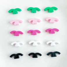 전화 액세서리 멋진 귀걸이 목걸이 참새 하프 체인 반려동물 제작 비즈 Y2K 펜 CC 쥬얼리 DIY 바다 비즈 장식, Solid Color Mix, 9x24mm 10Pcs