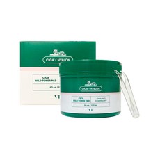 VT CICA MILD TONER PAD 積雪草舒緩爽膚棉片 溫和鎮靜保濕, 1個, VT 積雪草爽膚棉片 (0640)