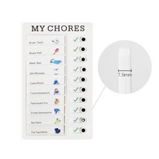 플라스틱 체크리스트 보드 판 점검표 일과표 메모보드 투두리스트 오늘할일 계획점검