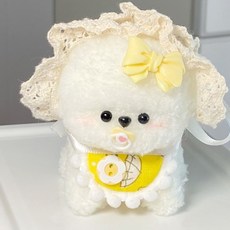 扭扭棒小狗DIY材料包 台灣出貨 自製羊絨手工玩偶 生日禮物, 珊瑚5小狗材料包送教程, 1個