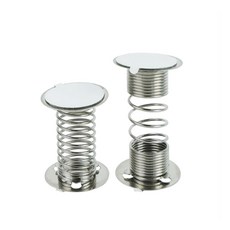 살림코지 DIY 스프링 만들기재료, 실버 4cm