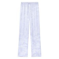 오프화이트 프레스코 자카드 파자마 하의